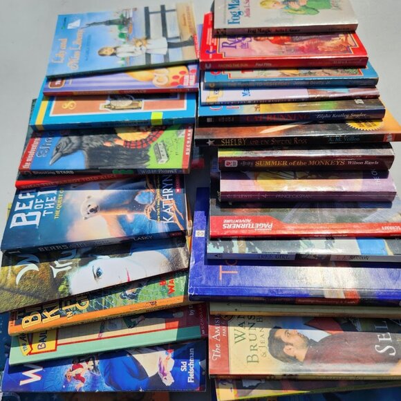 4 Book Bundle Lot Set Chapter Books Young Adult Literature Novels Mystery Books - Picture 11 of 15